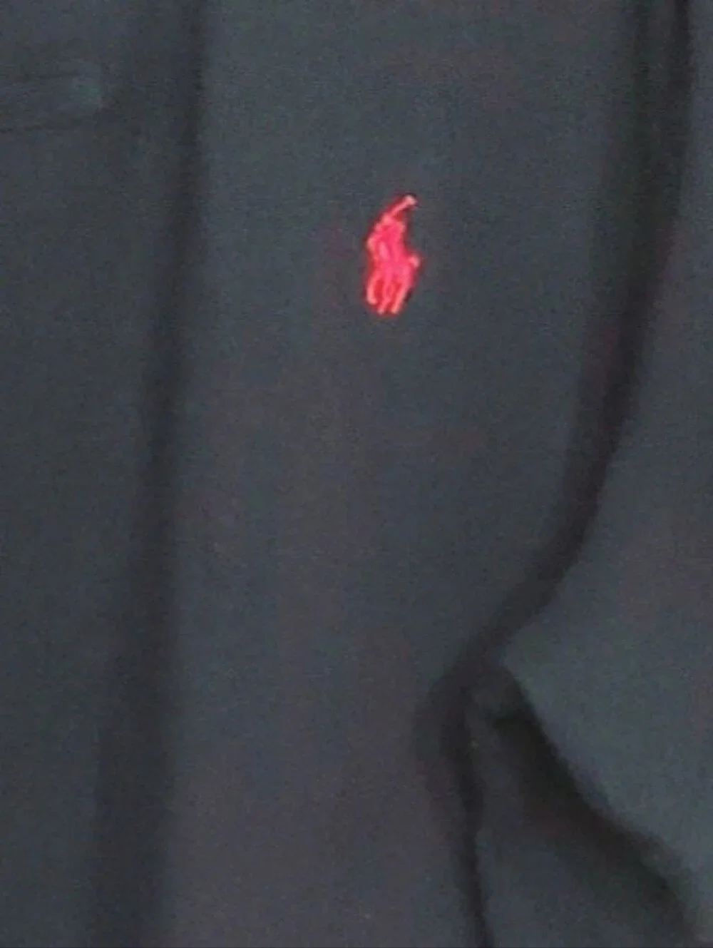 Polo by Ralph Lauren Black Polo with Red Pony Logo Plus Sz XXL